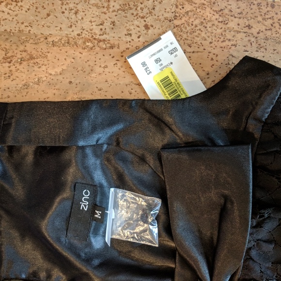 🛍️SOLD🛍️ Zinc black lace overlay babydoll dress - Picture 4 of 8